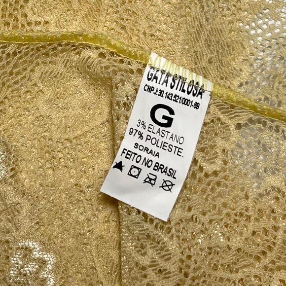 Sexy Sunny yellow Lingerie Set - Picture 2 of 4